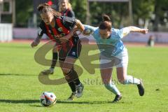 2. Bundesliga Frauen - Saison 2024/25 - FC Ingolstadt 04 Frauen - SG 99 Andernach - Stefanie Reischmann (Nr.24 - FCI Frauen) - Stöhr Leonie blau Andernach - Foto: Meyer Jürgen