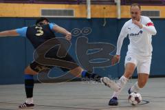 Futsal - Saison 2024/25- MTV Ingolstadt - 1860 München - Drazen Lovric weiss MTV - Daniel Kovacevic schwarz München - Foto: Meyer Jürgen