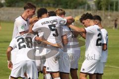 A-Junioren - DFB Pokal  - Saison 2024/25 - A-Junioren - FC Ingolstadt 04 - Hannover 96 - Der 1:0 Führungstreffer durch Drakulic Ognjen weiss FCI - jubel - XXXXX - XXXXX - Foto: Meyer Jürgen