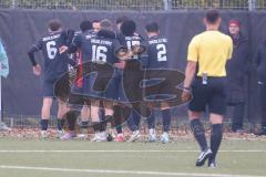 Bayernliga Nord - Saison 2024/25 - FC Ingolstadt 04 II - VFB Eichstätt -  Der 1:0 Führungstreffer durch - Johann Chirinos (Nr.13 - FCI U21) - jubel - - Foto: Meyer Jürgen