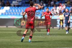 3. Liga - Saison 2025/26 - TSG Hoffenheim II - FC Ingolstadt 04  - Marcel Costly (Nr.22 - FCI) schiesst den 0:2 Führungstreffer - jubel - XXXXX - Foto: Meyer Jürgen