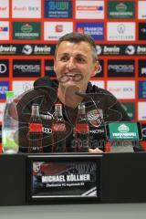 3.Liga - Saison 2022/2023 - FC Ingolstadt 04 -  - Pressekonferenz - Cheftrainer Michael Köllner (FCI) -  - Foto: Meyer Jürgen