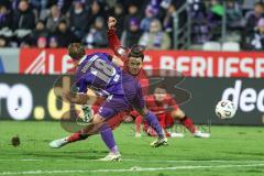 3. Liga; VfL Osnabrück - FC Ingolstadt 04; Torchance verpasst Fredrik Carlsen (8, FCI) Kehl Lars (18 VFL)