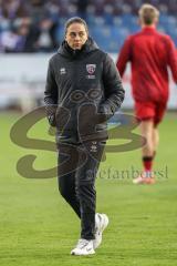3. Liga; VfL Osnabrück - FC Ingolstadt 04; vor dem Spiel Cheftrainerin Sabrina Wittmann (FCI)
