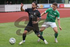 Bezirksliga - Saison 2024/25 -  Armin Bortenschlager (Nr.18 - FC Gerolfing) - Osman Tarik Camdal Fatih - Foto: Meyer Jürgen