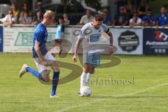 Kreisklasse - Saison 2024/25- TSV Großmehring - SV Oberstimm - Butrint Iberdemaj weiss Oberstimm - Dominic Schüren blau Großmehring - Foto: Meyer Jürgen