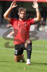 3.Liga - Saison 2023/2024 - SC Verl - FC Ingolstadt 04 -Yannick Deichmann (Nr.20 - FCI) beim aufwärmen - -   - Foto: Meyer Jürgen