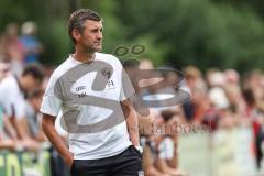 Toto-Pokal; SV Manching - FC Ingolstadt 04; Cheftrainer Michael Köllner (FCI) an der Seitenlinie, Spielerbank