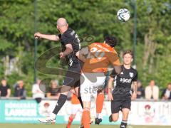 Relegation zur Kreisklasse - Saison 2025/26 - TSV Gaimersheim II - SC Irgertsheim  - Louis Habermeier orange Irgertsheim - Moritz Heckl schwarz Gaimersheim  - Foto: Meyer Jürgen
