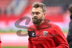 3. Liga; FC Ingolstadt 04 - Erzgebirge Aue; wieder dabei nach Verletzung vor dem Spiel Yannick Deichmann (20, FCI)