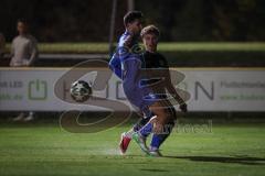Landesliga - Saison 2026/27 - SV Manching - VFB Durach - Mark Nosdrin blau Durach  - Timo Jung (Nr.20 - SV Manching) - Foto: Meyer Jürgen