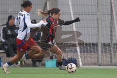 2. Bundesliga Frauen - Saison 2024/25 - FC Ingolstadt 04 Frauen - HSV - Pija Reininger (Nr.21 - FCI Frauen) - Krüger Melina weiss HSV - Foto: Meyer Jürgen