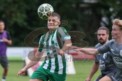 Landesliga - Saison 2025/26 - SV Manching - FC Stätzling - Sebastian Graßl (Nr.10 - SV Manching) - XXXXX - Foto: Meyer Jürgen