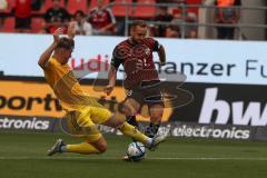 3.Liga - Saison 2023/2024 - FC Ingolstadt 04 -  1. FC Saarbrücken - David Kopacz (Nr.29 - FCI) - Foto: Meyer Jürgen