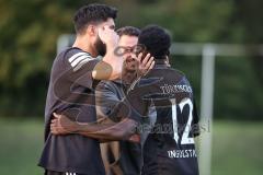 Kreisliga - Saison 2026/27- SV Zuchering - Türkisch SV Ingolstadt - Der 0:1 Führungstreffer durch Boubacarr Saho schwarz Türkisch - Enes Erdogan schwarz Türkisch- Foto: Meyer Jürgen