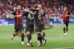 3. Liga; FC Ingolstadt 04 - SV Waldhof Mannheim; Tor Jubel Treffer 1:0 Felix Keidel (43, FCI) David Kopacz (29, FCI) Dennis Borkowski (7, FCI) Moritz Seiffert (23, FCI) Benjamin Kanuric (8, FCI)