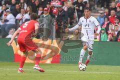 3. Liga; Energie Cottbus - FC Ingolstadt 04; Deniz Zeitler (38, FCI) Pelivan Dominik (5 EC)