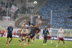 3. Liga - Saison 2025/26 - Waldhof Mannheim  -  FC Ingolstadt 04 - Jasper Maljojoki (Nr.23 - FC Ingolstadt 04) - Arianit Ferati (Nr.10 - Waldhof Mannheim) - Foto: Meyer Jürgen