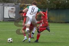 Kreisklasse - Saison 2025/26- Türk SV Ingolstadt - SV Lippertshofen - David Stipic weiss Lippertshofen - Enis Kuqanaj rot Türkisch  links - Ousseynou Tamba rot Türkisch  rechts - Foto: Meyer Jürgen