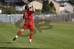 Bayernliga Nord - Saison 2023/2024 - FC Ingolstadt 04 - FC Coburg - Deer 1:0 Führungstreffer durch Leon Nuhanovic rot FCI - jubel - Foto: Meyer Jürgen