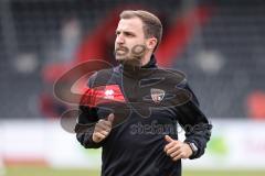 3. Liga; VfB Stuttgart 2 - FC Ingolstadt 04; Co-Trainer Fabian Reichler (FCI)