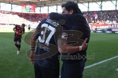 3. Liga - Saison 2024/25 - FC Ingolstadt 04 - SV Wehen Wiesbaden - Pascal Testroet (Nr.37 - FCI) wird ausgewechselt -  Foto: Meyer Jürgen