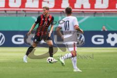 DFB-Pokal; FC Ingolstadt 04 - 1. FC Kaiserslautern; Simon Lorenz (32, FCI) Klement Philipp (10 FCK)