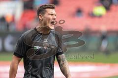 3. Liga; FC Ingolstadt 04 - MSV Duisburg; vor dem Spiel Jonas Scholz (15, FCI)