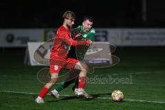 Landesliga - Saison 2024/25 - SV Manching - TSV Dachau - Ralf Schröder (Nr.21 - SV Manching) - Barin Berkant rot Dachau - Foto: Meyer Jürgen