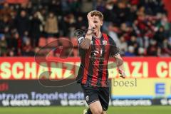 3. Liga; FC Ingolstadt 04 - VfL Osnabrück; Tor Jubel Treffer Sebastian Grönning (11, FCI)