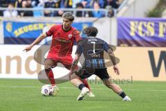 3. Liga; 1. FC Saarbrücken - FC Ingolstadt 04; Yann Sturm (7, FCI) Rizzuto Calogero (7 FCS)