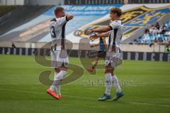 3. Liga - Saison 2026/27 - 1. FC Saarbrücken - FC Ingolstadt 04  - XXXXX - XXXXX - Foto: Meyer Der 0:1 Führungstreffer durch Lars Lokotsch (Nr.13 - FCI) - jubel