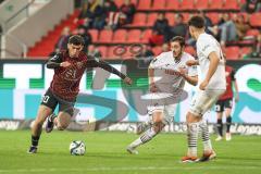 3. Liga; FC Ingolstadt 04 - SC Verl; Ognjen Drakulic (30, FCI) Angriff Benger Marcel (23 Verl) Gruber Fabio (2 Verl)