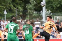 Toto-Pokal; SV Manching - FC Ingolstadt 04; Lukas Fröde (34, FCI) #Sebastian Graßl (SVM)