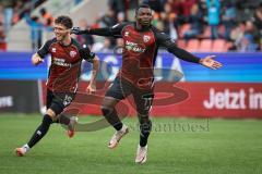 3. Liga - Saison 2026/27 - FC Ingolstadt 04 - SV Wehen Wiesbaden - Obed Ugondu (Nr.17 - FCI) mit dem 2:2 Ausgleichstreffer - jubel - XXXXX - Foto: Meyer Jürgen