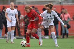 2. Bundesliga Frauen - Saison 2024/25 - FC Ingolstadt 04 Frauen - FC Bayern München - Nadja Burkhard (Nr.7 - FCI Frauen) - Hünten Greta rot München - Foto: Meyer Jürgen