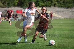 2. Bundesliga Frauen - Saison 2026/27  - FC Ingolstadt 04 Frauen - 1. FC Köln II - Stefanie Reischmann (Nr.24 - FCI Frauen) - Szaraz Lina weiss Köln  - Foto: Meyer Jürgen