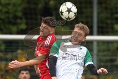 Kreisklasse - Saison 2025/26- Türk SV Ingolstadt - SV Lippertshofen - Baha Asici rot Türkisch  - Jonas Bienert weiss Lippertshofen - Foto: Meyer Jürgen