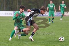 Bezirksliga - Saison 2025/26 - TSV Ober./Unterhaunstadt - FC Gerolfing - Ahmet Altay (Nr.25 - FC Gerolfing)- Amadeus Taubert grau Ober./Unterhaunstadt - Foto: Meyer Jürgen