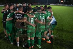 Kreisliga - Saison 2023/24 - Relegation zur BZL - FC Gerolfing - SV Aschau - Jubel nach dem Spiel - Gerolfing steigt in die BZL auf - Foto: Meyer Jürgen