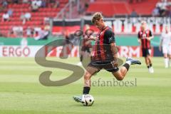 DFB-Pokal; FC Ingolstadt 04 - 1. FC Kaiserslautern; Niclas Dühring (18, FCI) Torschuss