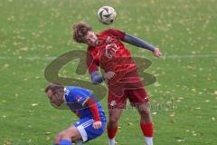 Kreisliga - Saison 2025/26- TSV Kösching - SV Zuchering - Philip Delanowski rot Zuchering - Jonas Betz blau Kösching - Foto: Meyer Jürgen