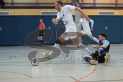 Futsal - Saison 2024/25- MTV Ingolstadt - 1860 München - Mykola Bilotserkivets weiss MTV - Stipe Antonic schwarz München - Foto: Meyer Jürgen