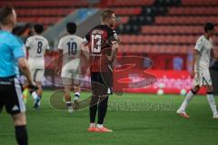 3. Liga - Saison 2026/27 - FC Ingolstadt 04 - TSG Hoffenheim II - Hängende Köpfe - Das Spiel ist aus - Lars Lokotsch (Nr.13 - FCI) - Foto: Meyer Jürgen