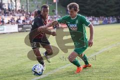 Testspiel; 3. Liga; VfB Eichstätt - FC Ingolstadt 04; Zweikampf Kampf um den Ball Marcel Costly (22, FCI)