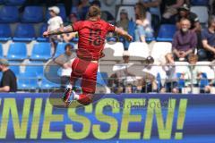 3. Liga - Saison 2025/26 - TSG Hoffenheim II - FC Ingolstadt 04  - Jonas Scholz (Nr.15 - FCI) mit dem 0:1 Führungstreffer - jubel - - XXXXX - Foto: Meyer Jürgen