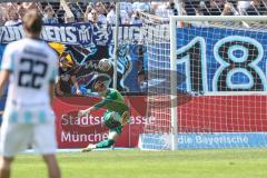 3. Liga; TSV 1860 München - FC Ingolstadt 04; Torwart David Klein (47, FCI)