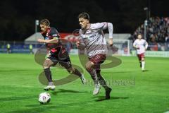 3. Liga; FC Viktoria Köln - FC Ingolstadt 04; Zweikampf Kampf um den Ball Dennis Kaygin (10, FCI) Otto David (10 VK)