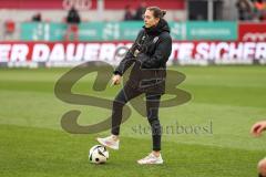 3. Liga; FC Ingolstadt 04 - Erzgebirge Aue; Cheftrainerin Sabrina Wittmann (FCI)