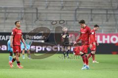 3. Liga; FC Ingolstadt 04 - FC Viktoria Köln; Spiel ist aus Niederlage, hängende Köpfe 1:2 Marcel Costly (22, FCI) Dennis Kaygin (10, FCI) Max Besuschkow (17, FCI)